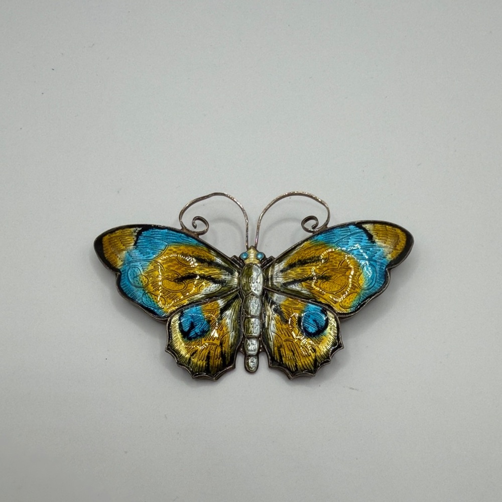 Vintage David Anderson Butterfly Brooch
